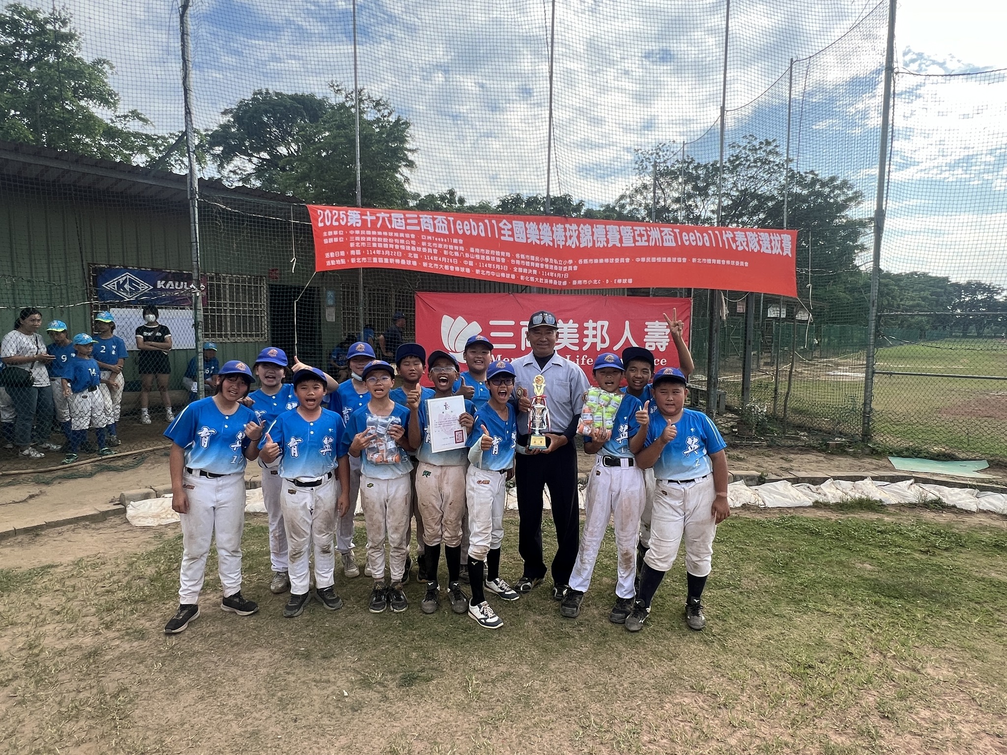 114棒球隊Teeball中區第二進軍全國賽